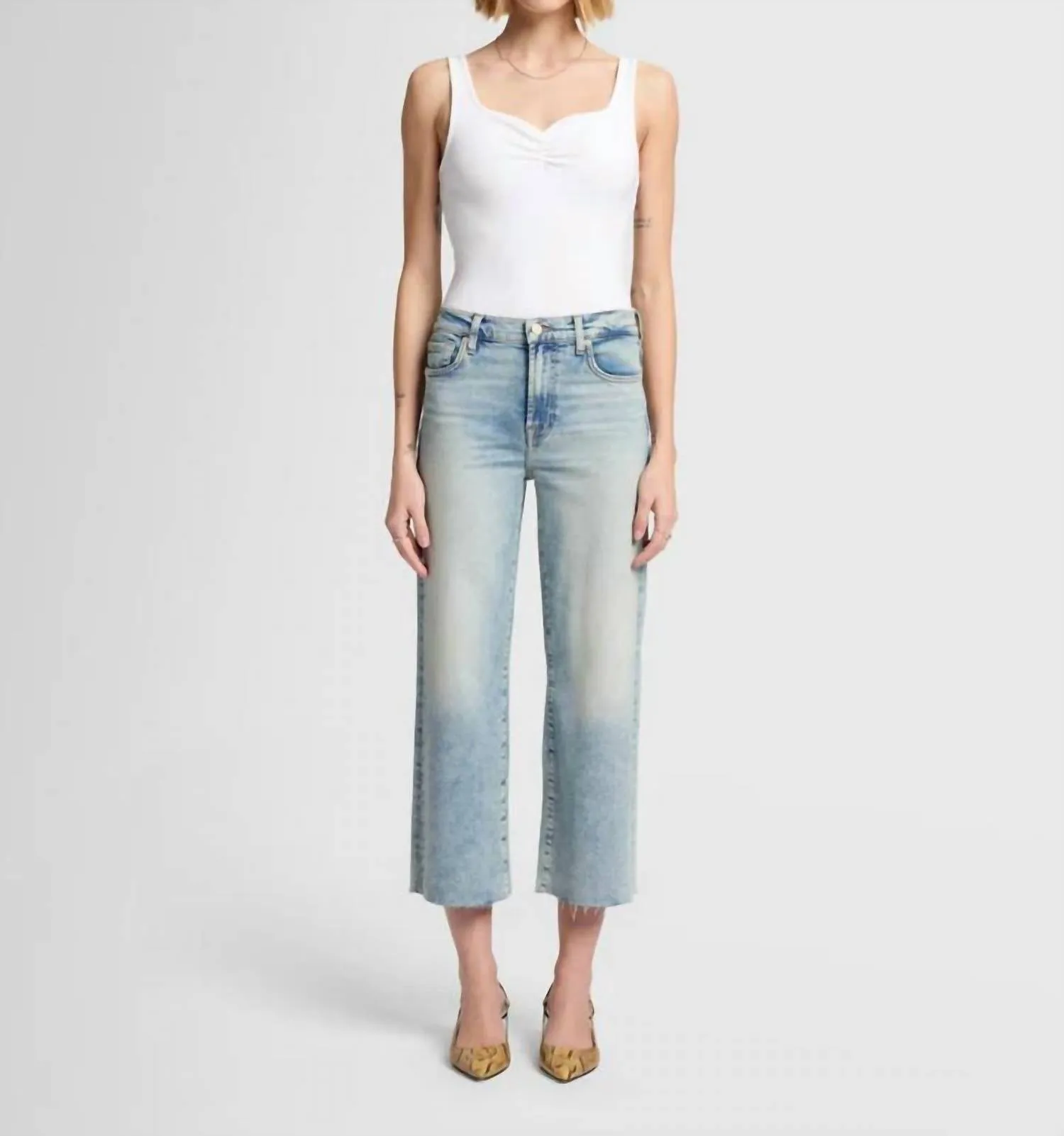 7 For All Mankind - Luxe Vintage Cropped Alexa Jeans