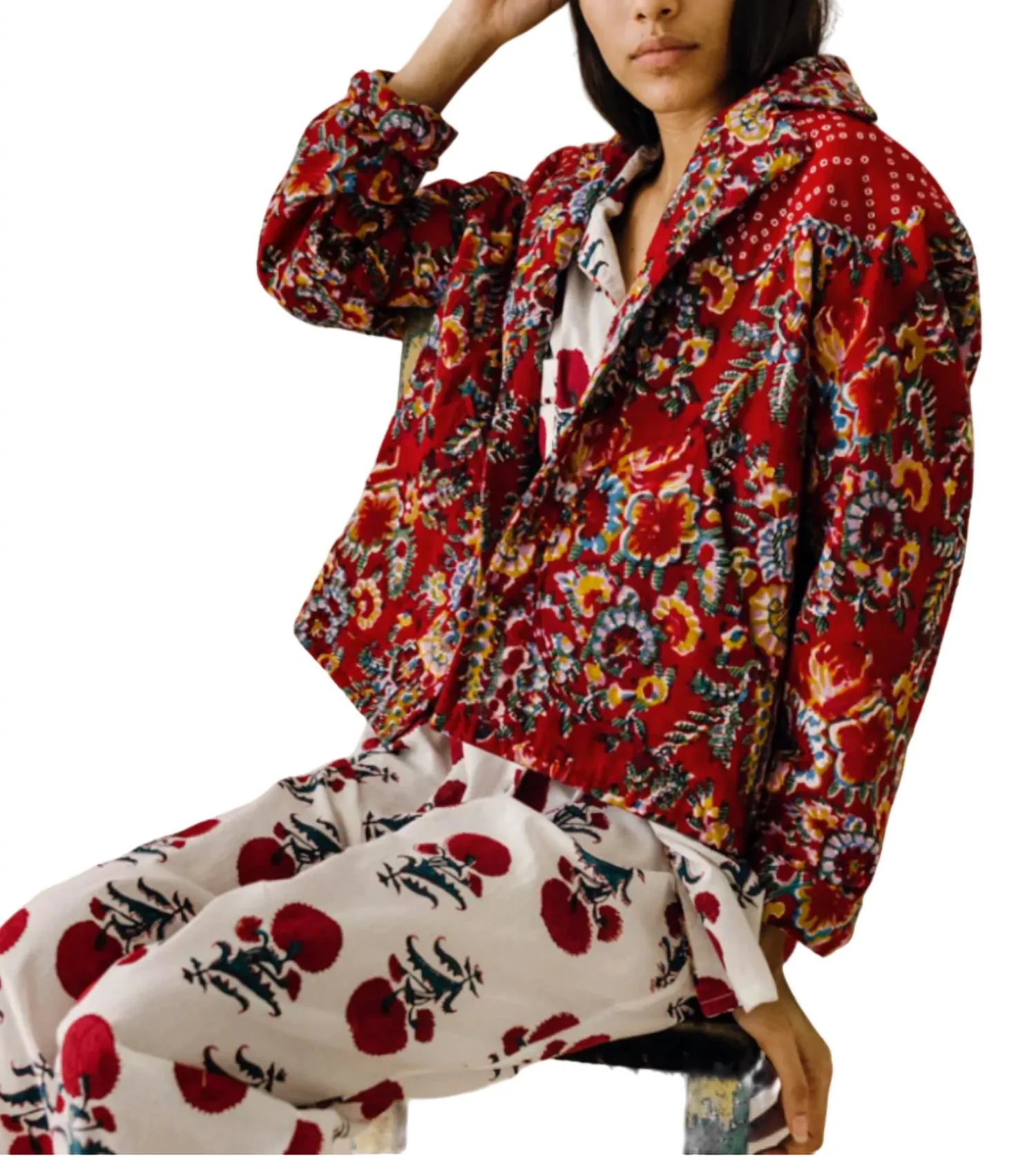 Alix Of Bohemia - Women's Dune Rosemary Print Jacket