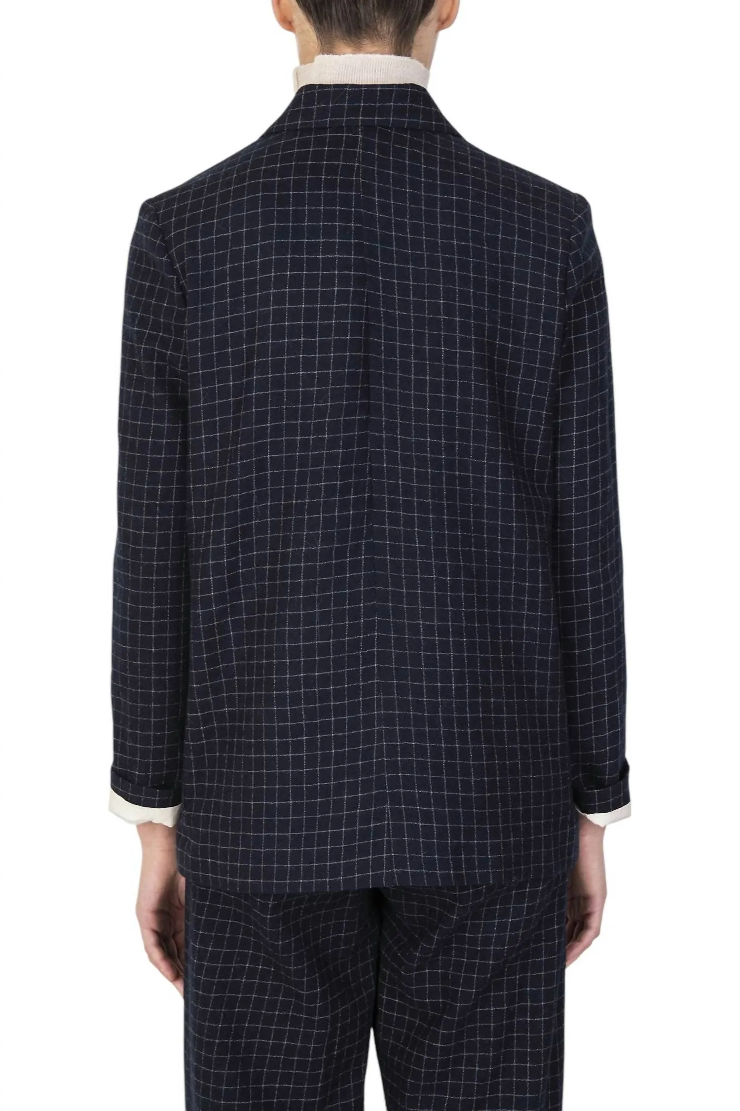 Alysi - Wool Check Blazer