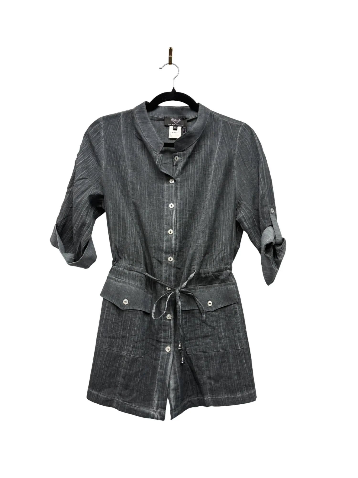 Angel - Women's Button-front Oil-washed Shirt