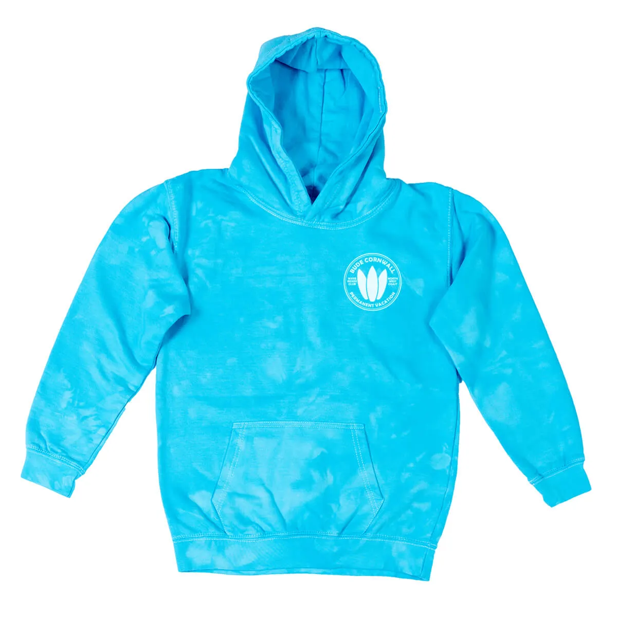 Barrel Rock Kids 'Wave Riders' Scrunch-Dye Pop-Over Hoody