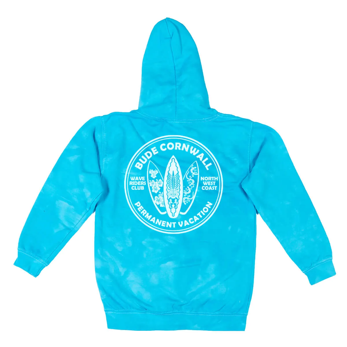 Barrel Rock Kids 'Wave Riders' Scrunch-Dye Pop-Over Hoody