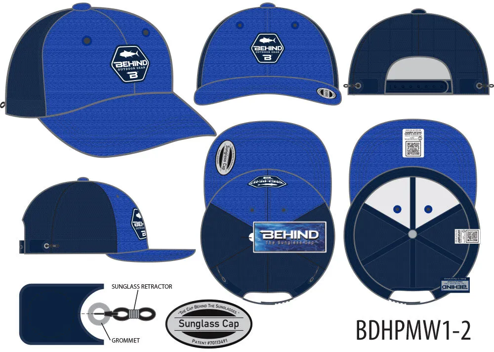 BDHPMW1-2 (ROYAL HEATHER / NAVY MESH)