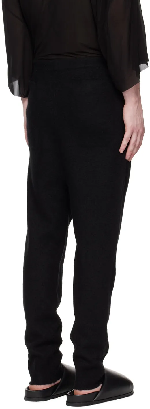 Black Drawstring Lounge Pants