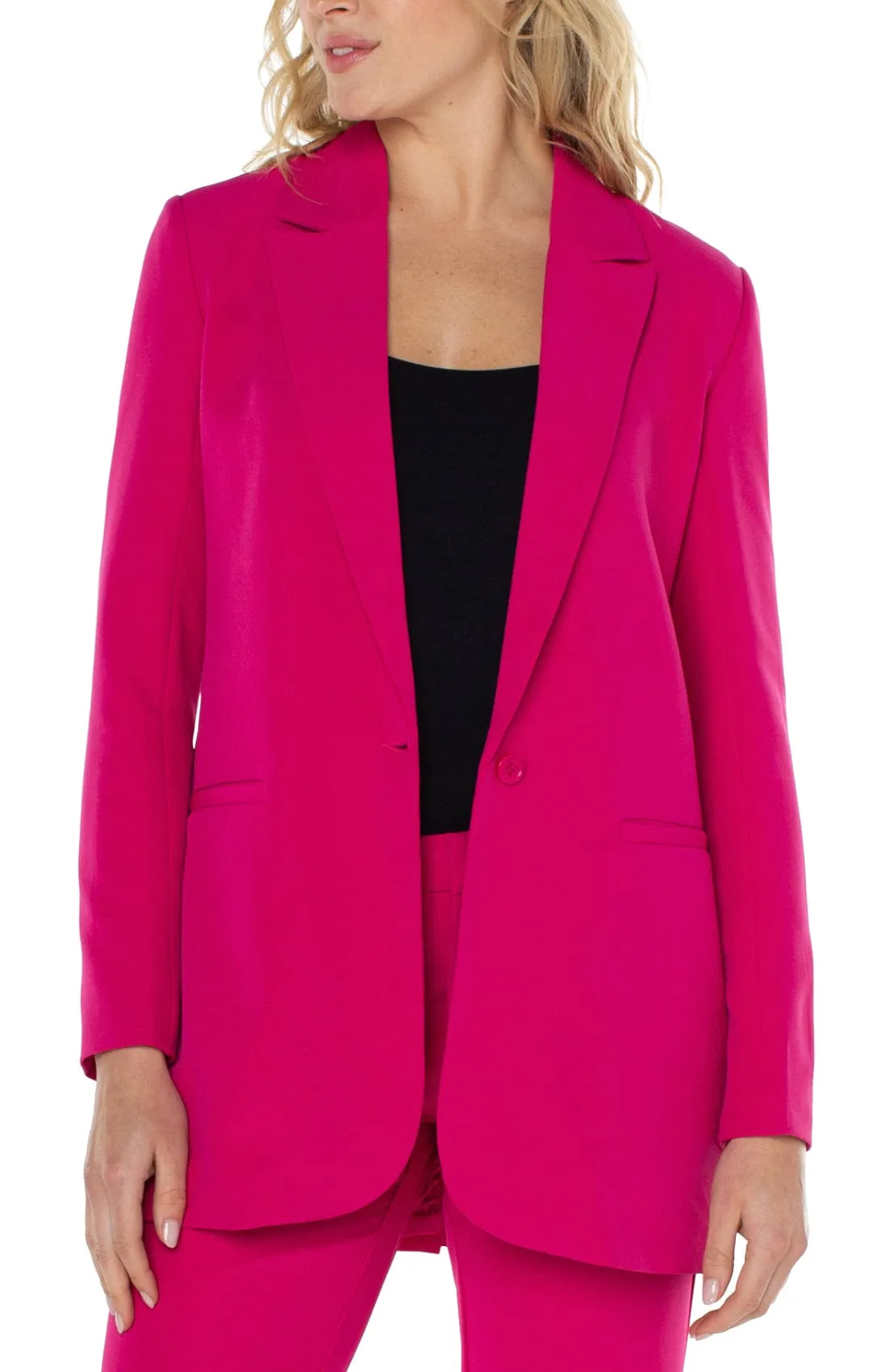 Boyfriend Blazer  - Pink Topaz