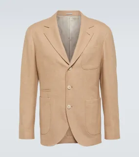 Brunello Cucinelli Wool, cashmere, and silk twill blazer