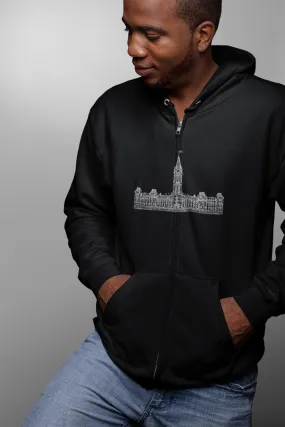 Centre Block - Unisex Heavy Blend™ Full Zip Hooded Sweatshirt