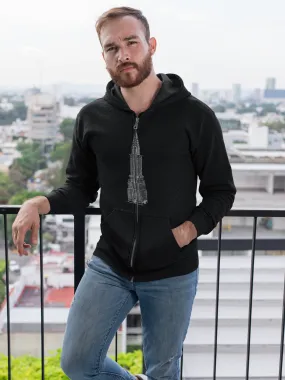 Chrysler Building - Unisex Heavy Blend™ Full Zip Hooded Sweatshirt