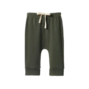 Cotton Drawstring Pants Thyme
