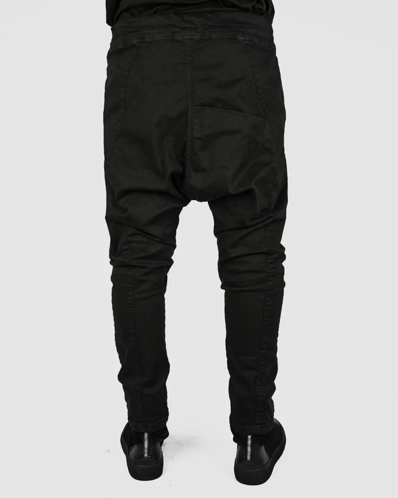 Drawstring drop pants