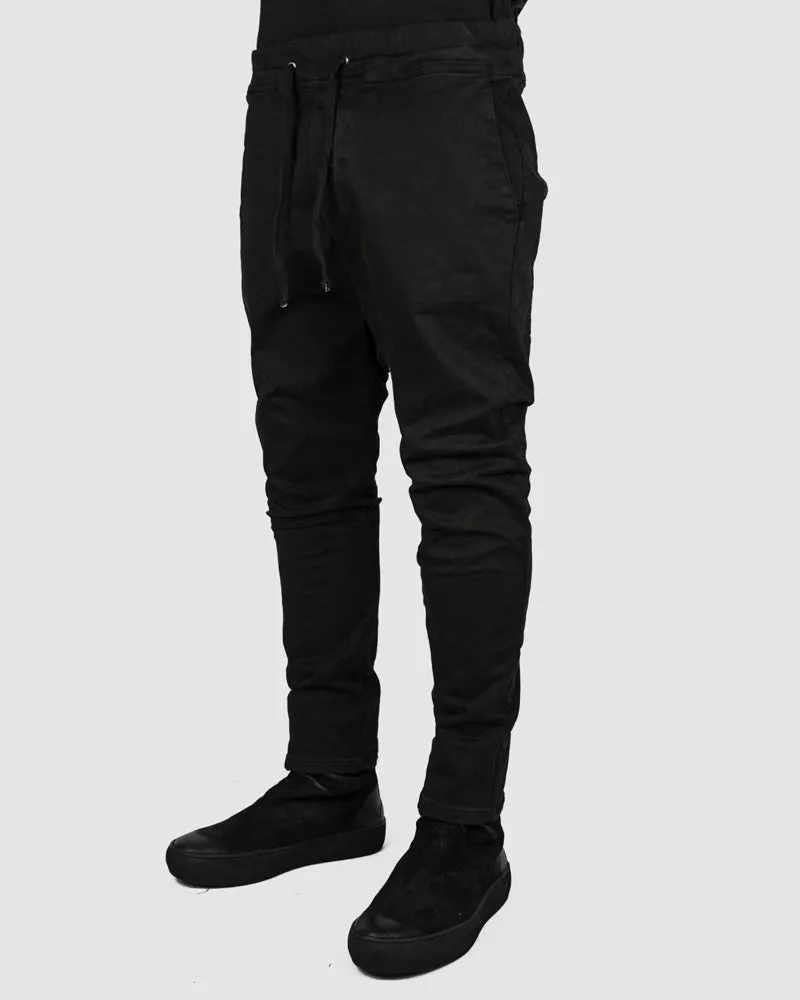 Drawstring drop pants
