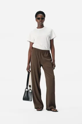 EDRA BROWN RELAXED PANT | COCOA