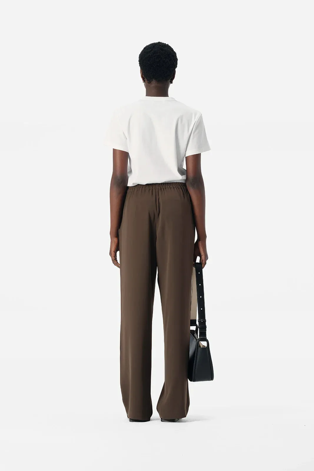EDRA BROWN RELAXED PANT | COCOA
