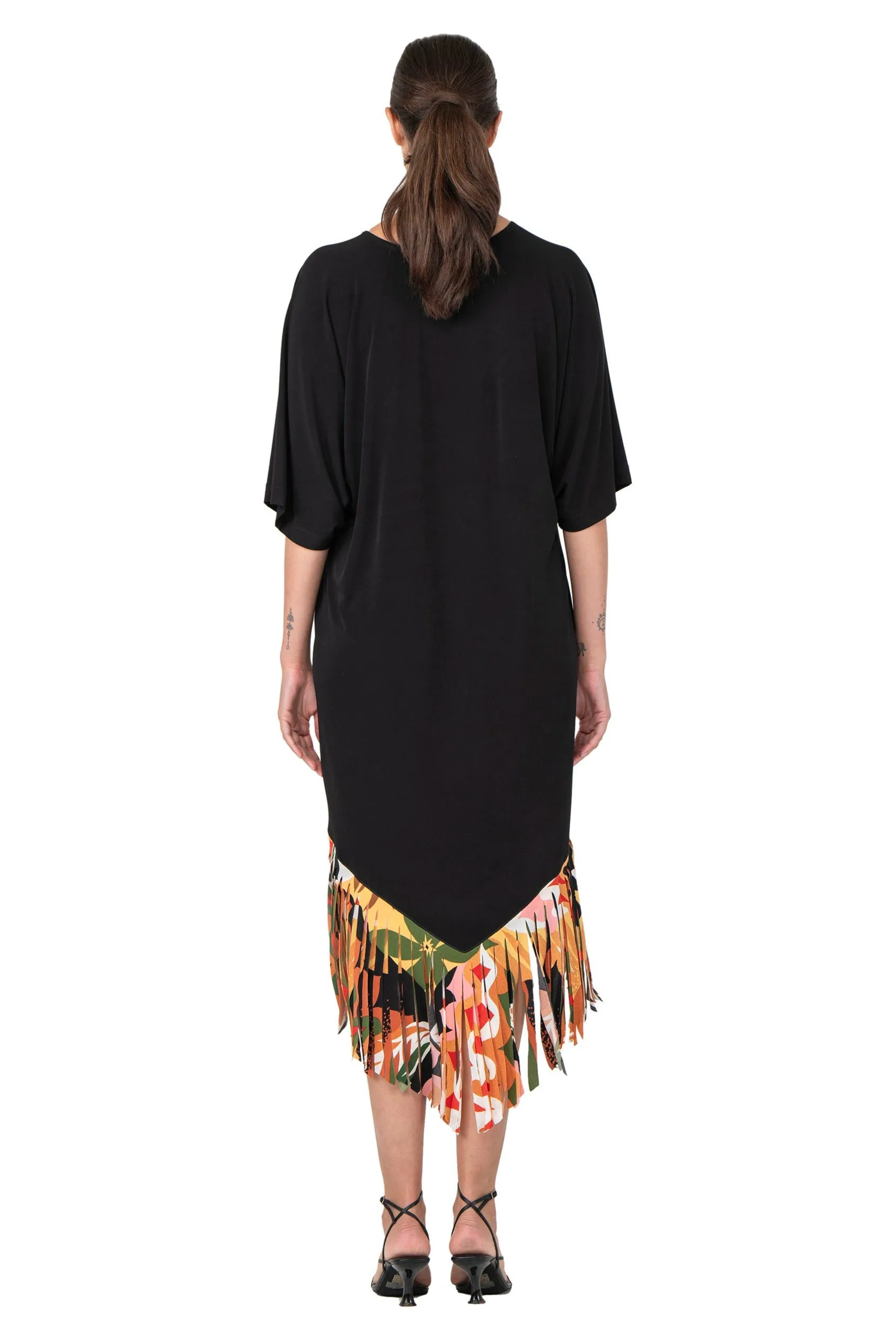 Fringe Long Kaftan