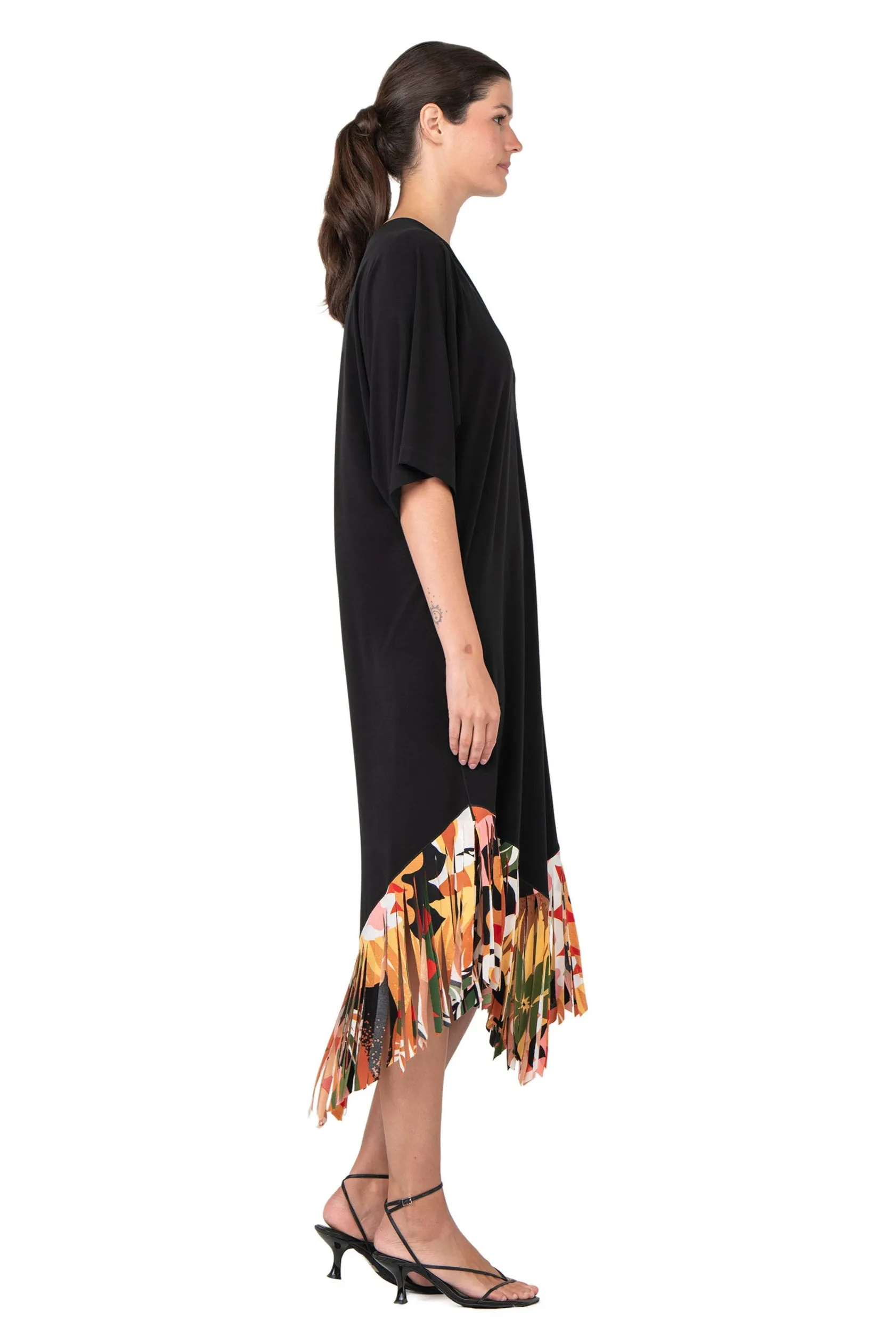 Fringe Long Kaftan