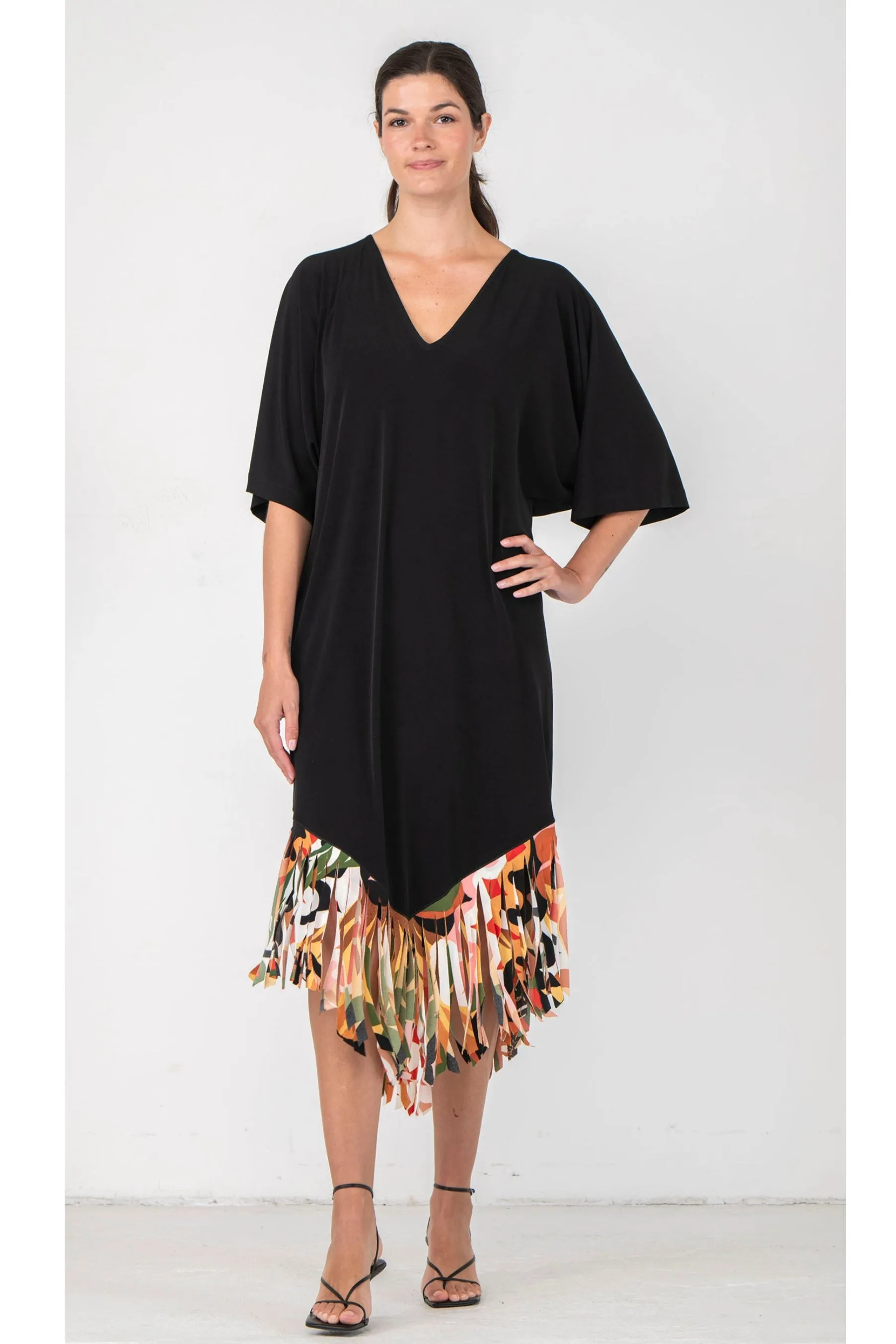 Fringe Long Kaftan