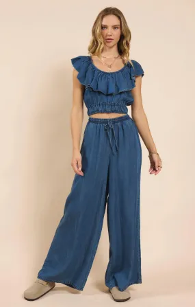 Its Pouring Elastic Drawstring Pant