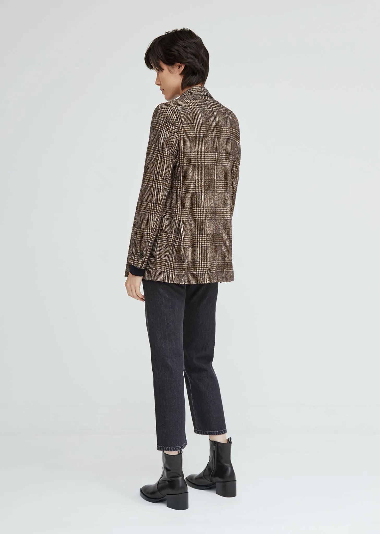 Manon Houndstooth Check Blazer