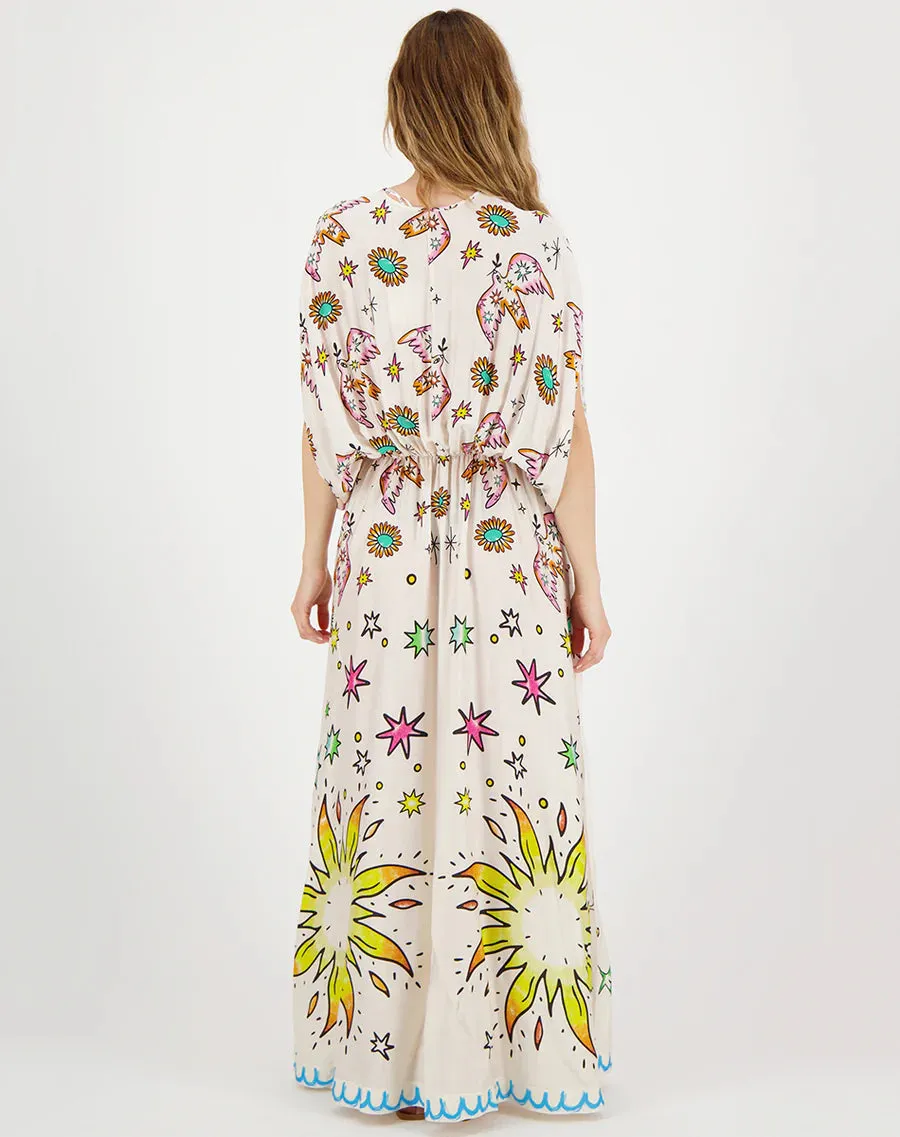 Me369 Rose Kaftan Dress Enlightment