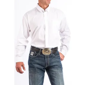 Men's Cinch White Button-Down Western Shirt MT10320020