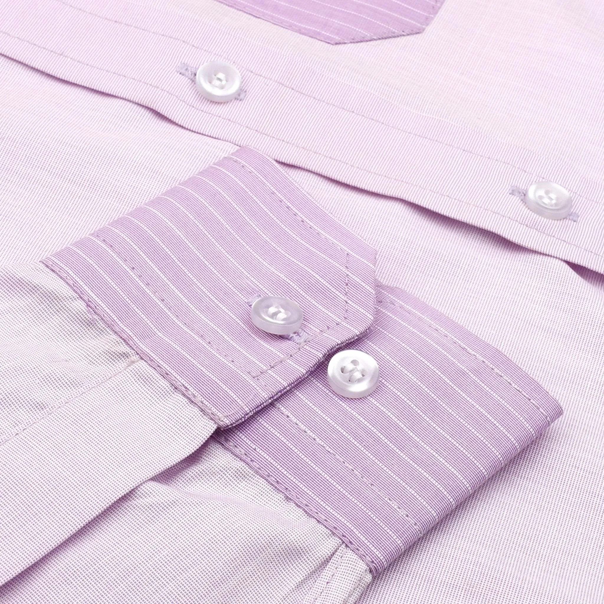 Merlot Purple Check Cotton Shirt