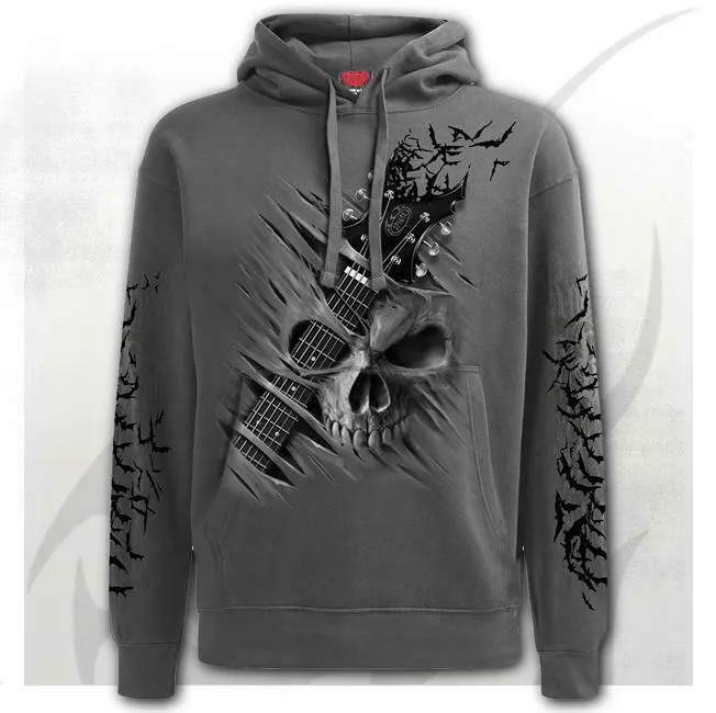 Night Riffs Mens Hoodie
