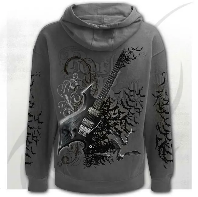 Night Riffs Mens Hoodie