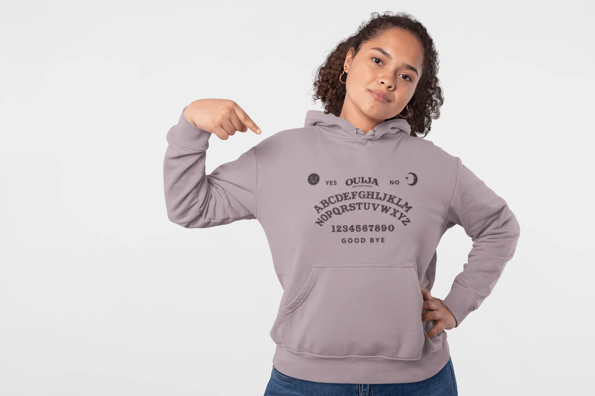 Ouija Board Fleece Hoodie