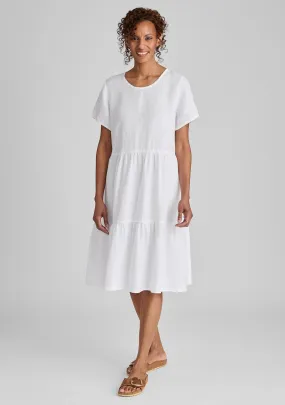 Ruthie's Dress - Short Sleeve Linen Dress