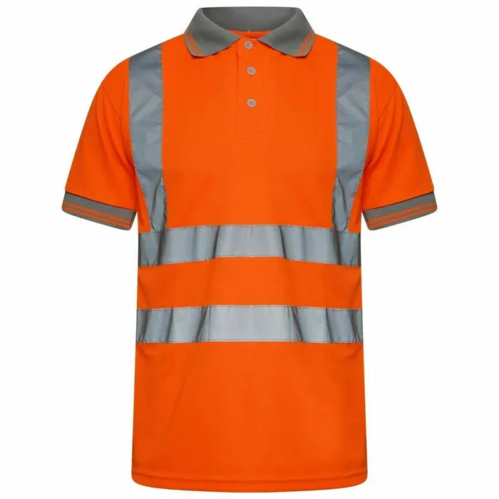 Step Ahead Hi Vis Short Sleeve Polo Shirt