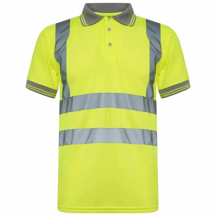 Step Ahead Hi Vis Short Sleeve Polo Shirt