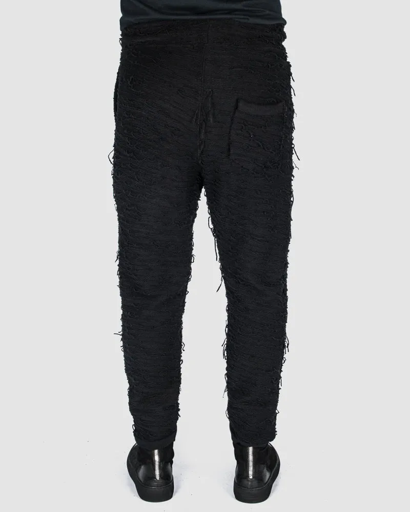 Threaded drawstring pants