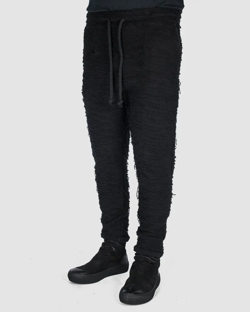 Threaded drawstring pants