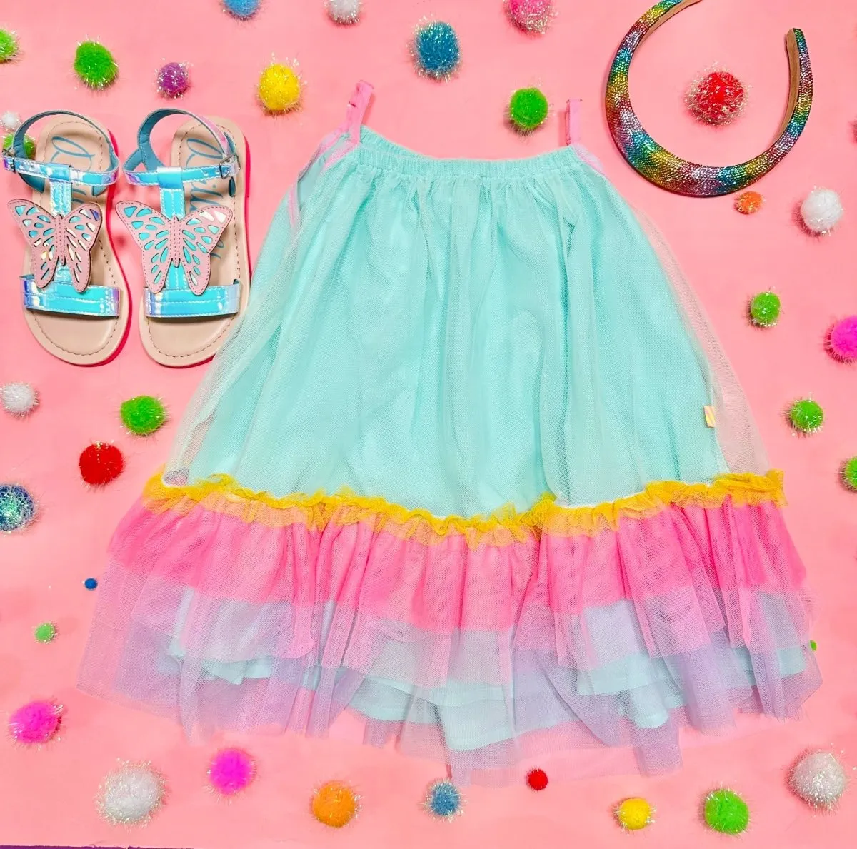 TIERED FLOWY DRESS