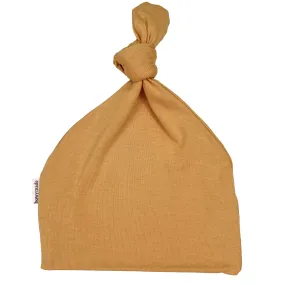 Top Knot Beanie - Honey