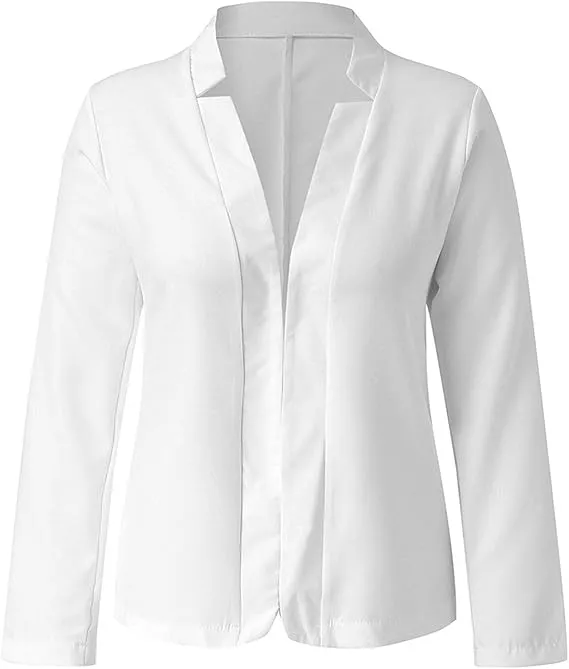 Women's Plain Polyster Blazer 621079 L